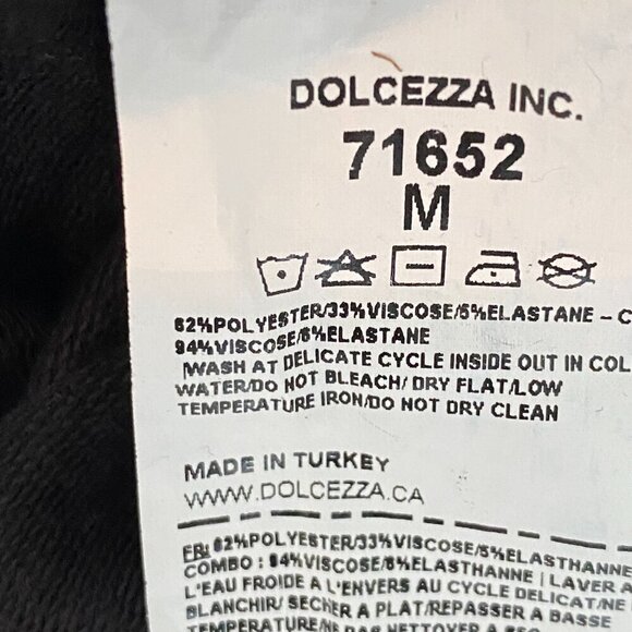 Simply Art by Dolcezza long sleeve top Womens Medium black white wearable art - Picture 9 of 9